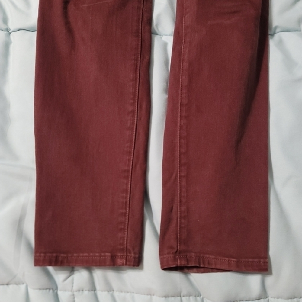 Madewell Women's Burgundy Skinny Jeans Size 28. Good PreOwned Condition.‎ - Picture 12 of 12